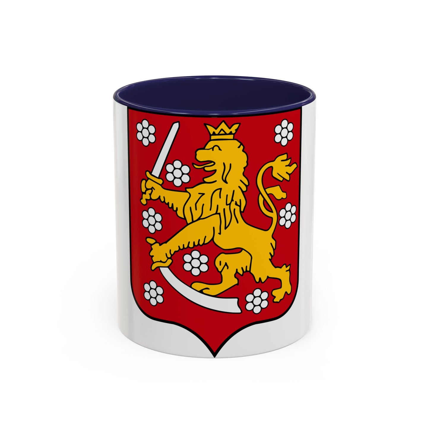 Coats of arms of the Grand Duchy of Finland - Accent Coffee Mug
