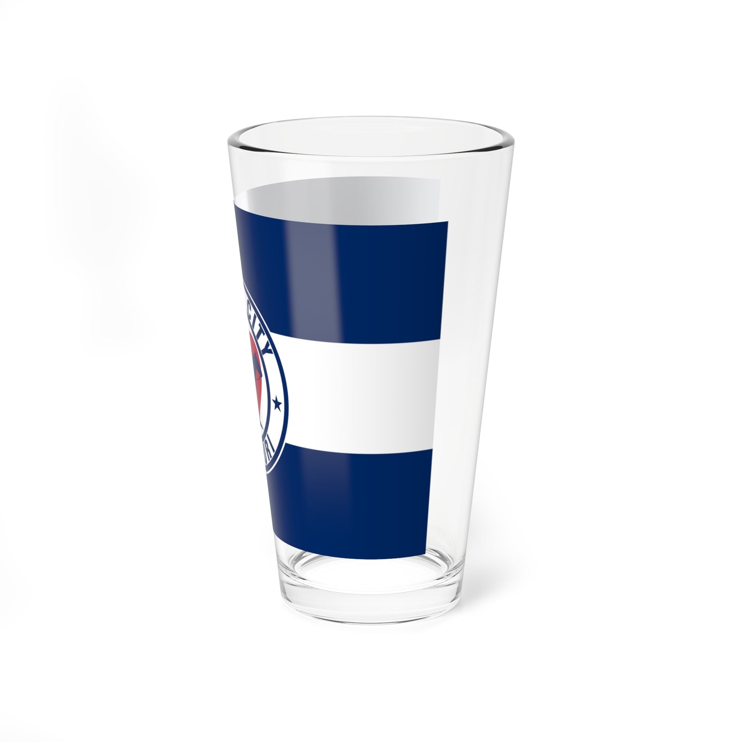 Flag of Kansas City Missouri 1944-1972 (United States) Pint Glass 16oz