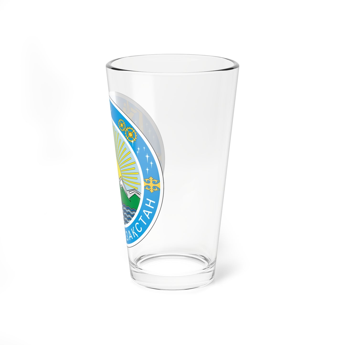 Coats of arms of East Kazakhstan Province (Kazakhstan) (Coat of Arms) Pint Glass 16oz