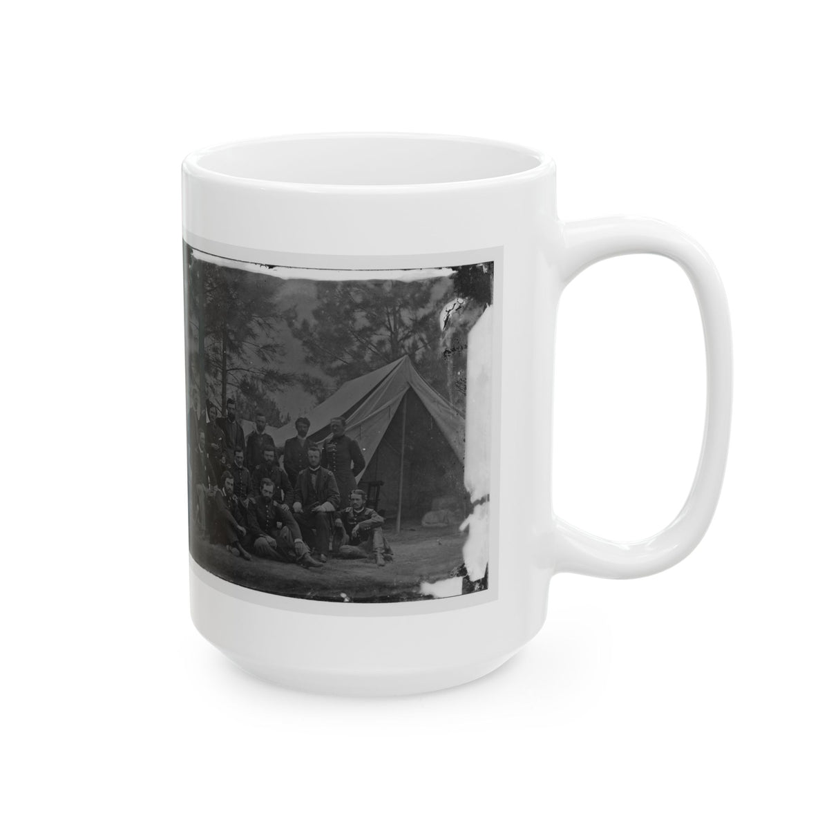 Harrison's Landing, Va. Members Of The Class Of 1860, U.S. Military Academy (U.S. Civil War) White Coffee Mug
