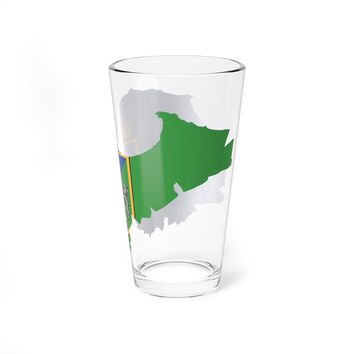 Flag map of Algiers (Algeria) Pint Glass 16oz