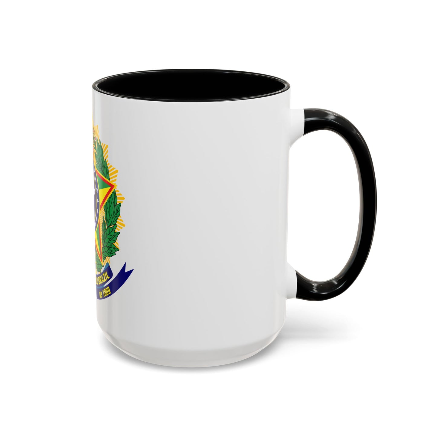 Coat of arms of the United States of Brazil - Accent Coffee Mug