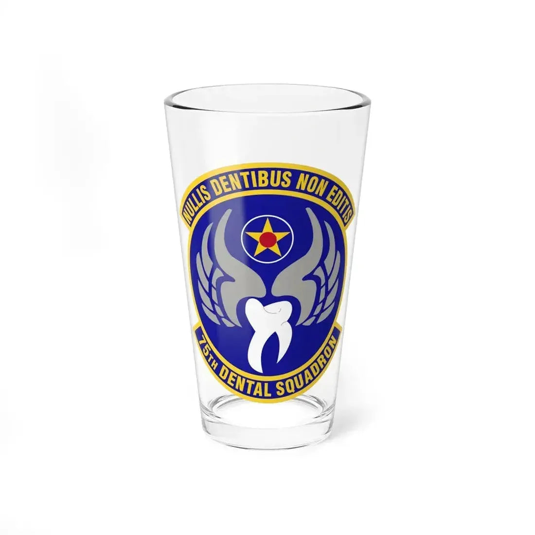 75th Dental Squadron (U.S. Air Force) Pint Glass 16oz 16oz - Go Mug Yourself