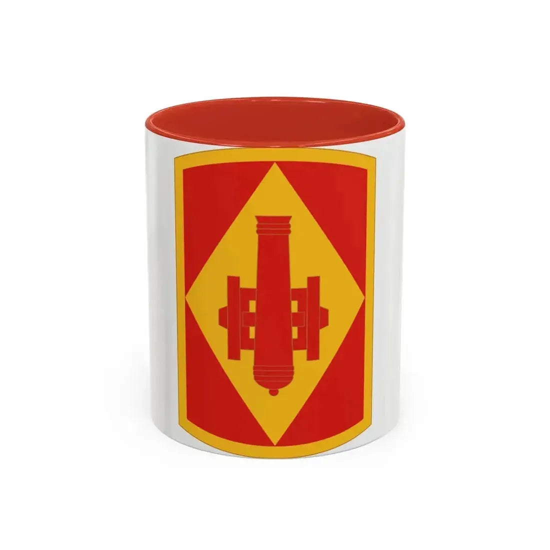 75th Field Artillery Brigade (U.S. Army) Accent Coffee Mug 11oz Red - Go Mug Yourself
