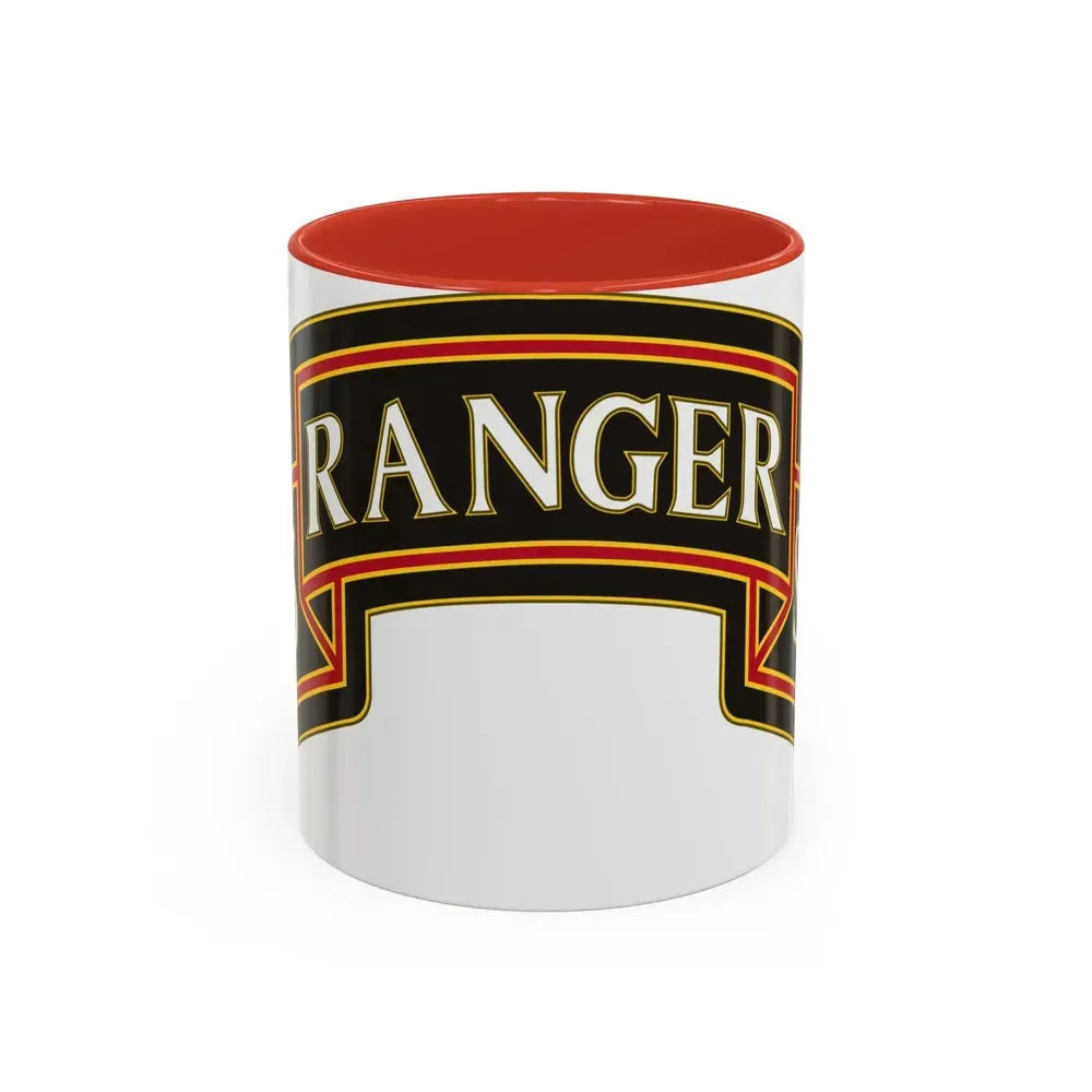 75th Ranger Regiment Regimental Reconnaissance Company (U.S. Army) Accent Coffee Mug 11oz Red - Go Mug Yourself