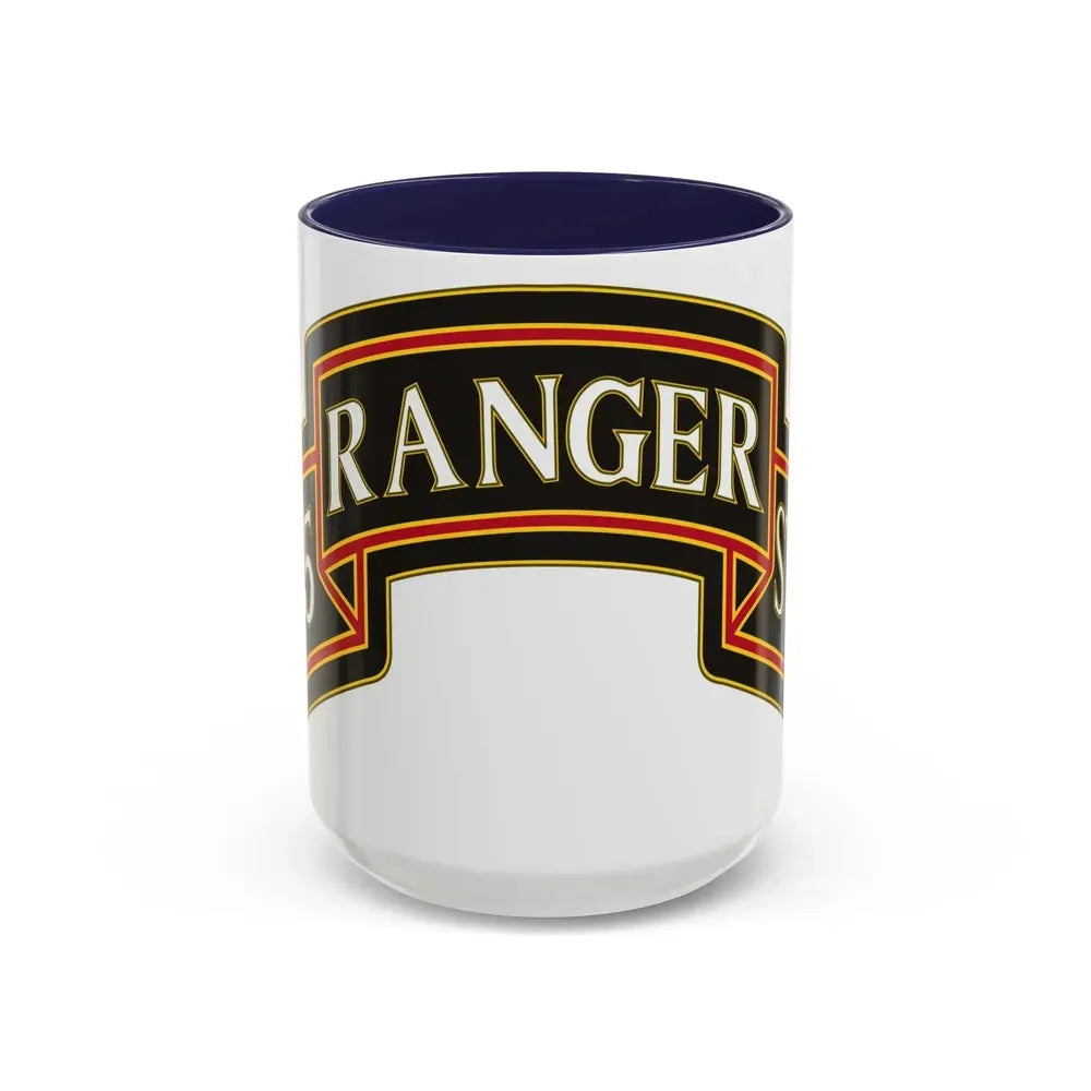 75th Ranger Regiment Regimental Reconnaissance Company (U.S. Army) Accent Coffee Mug 15oz Navy - Go Mug Yourself