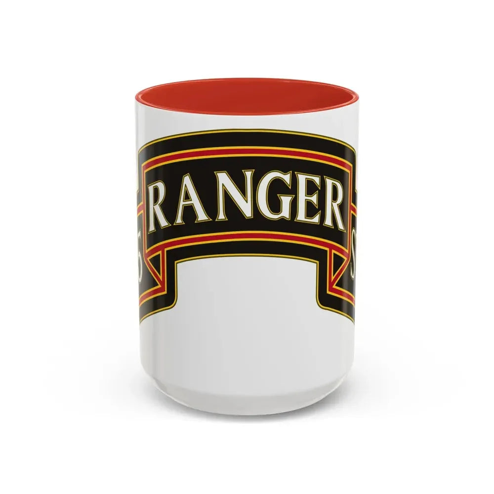 75th Ranger Regiment Regimental Reconnaissance Company (U.S. Army) Accent Coffee Mug 15oz Red - Go Mug Yourself