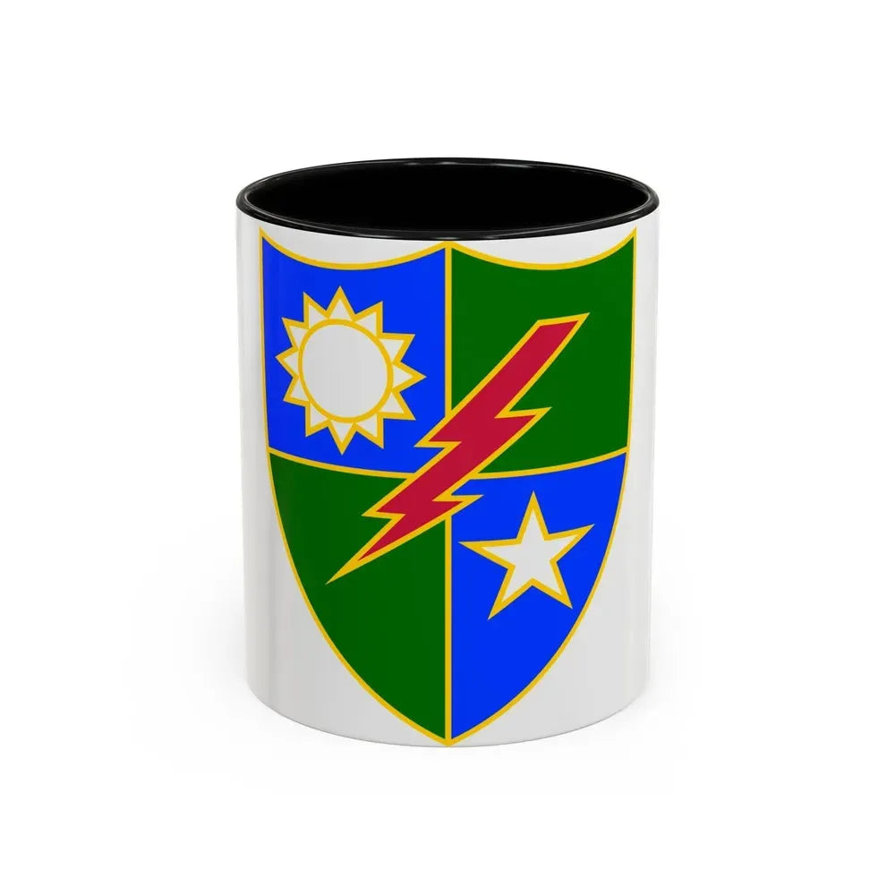75th Ranger Regiment (U.S. Army) Accent Coffee Mug 11oz Black - Go Mug Yourself