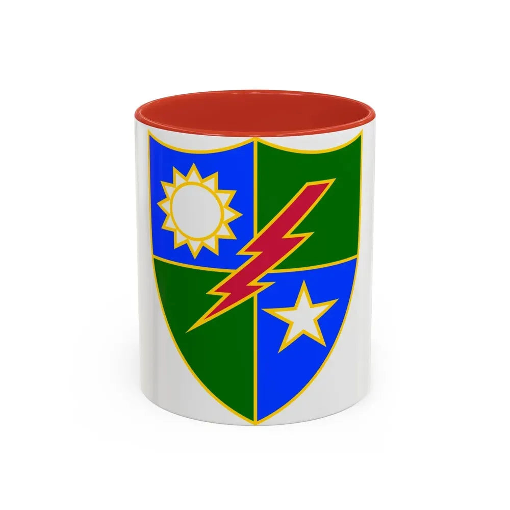 75th Ranger Regiment (U.S. Army) Accent Coffee Mug 11oz Red - Go Mug Yourself