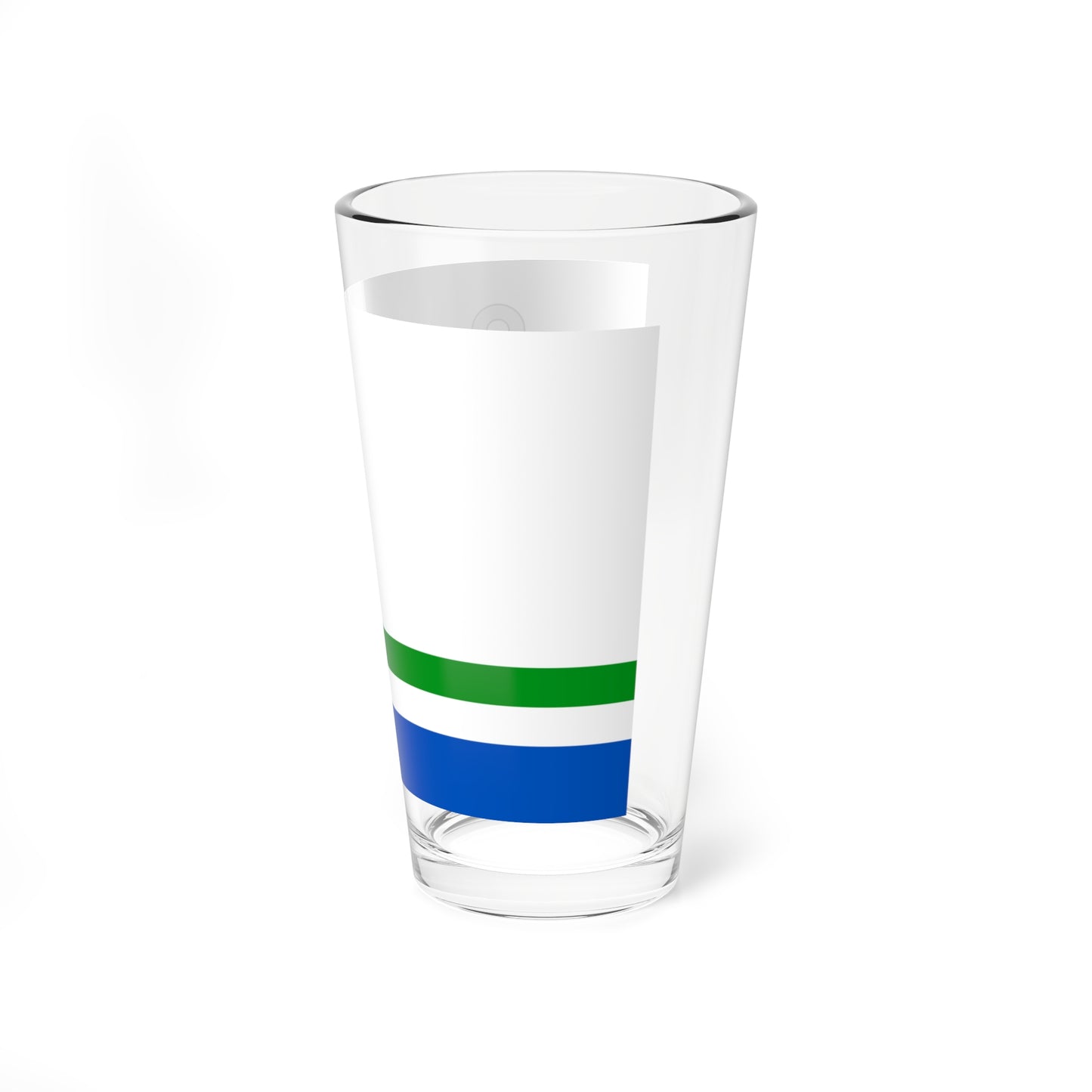 Flag of Tynda Amur oblast 2005 (Russia) Pint Glass 16oz