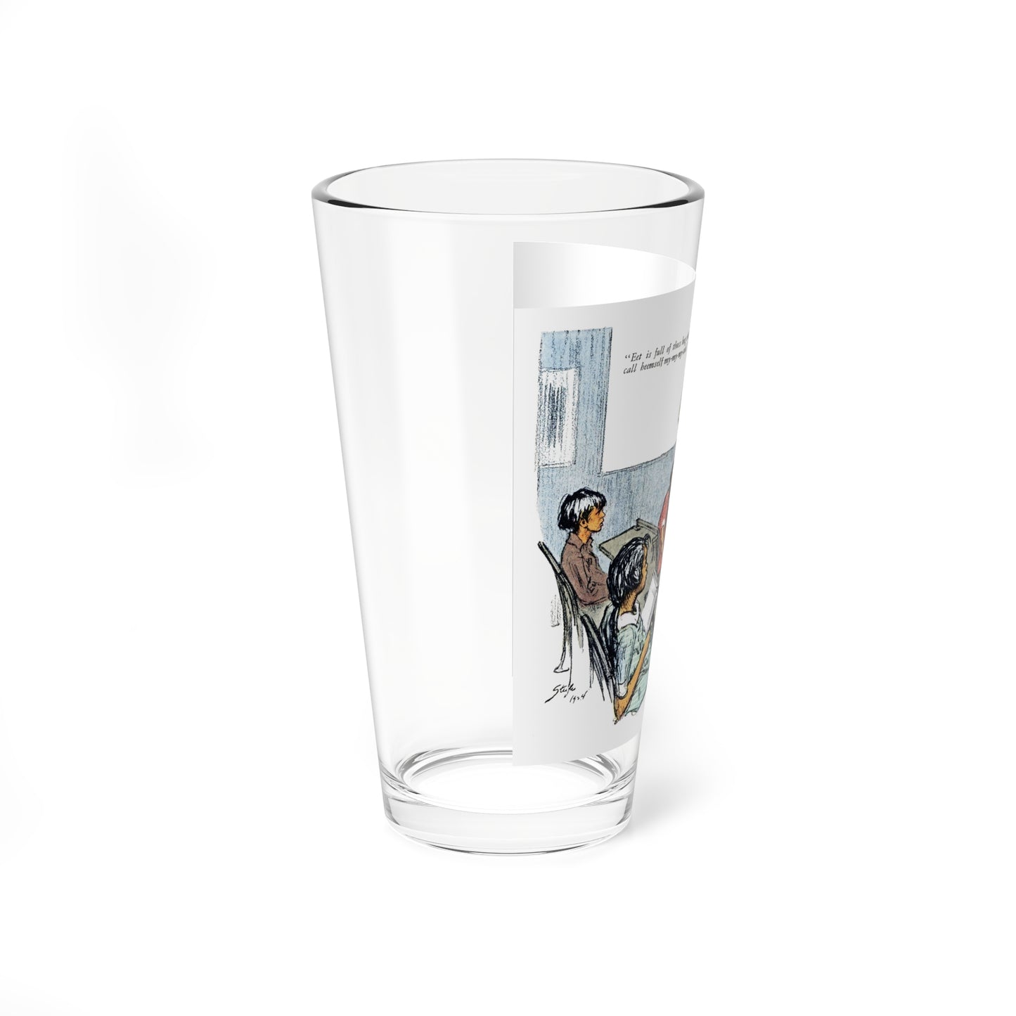 One Uses the Handkerchief (3), Woman's Home Companion, November 1924 (Magazine Illustration) Pint Glass 16oz