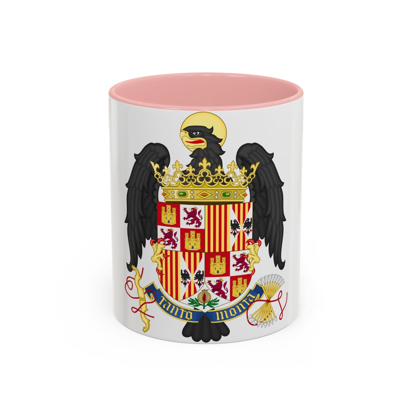 Coat of Arms of Queen Isabella of Castile (1492-1504) - Accent Coffee Mug