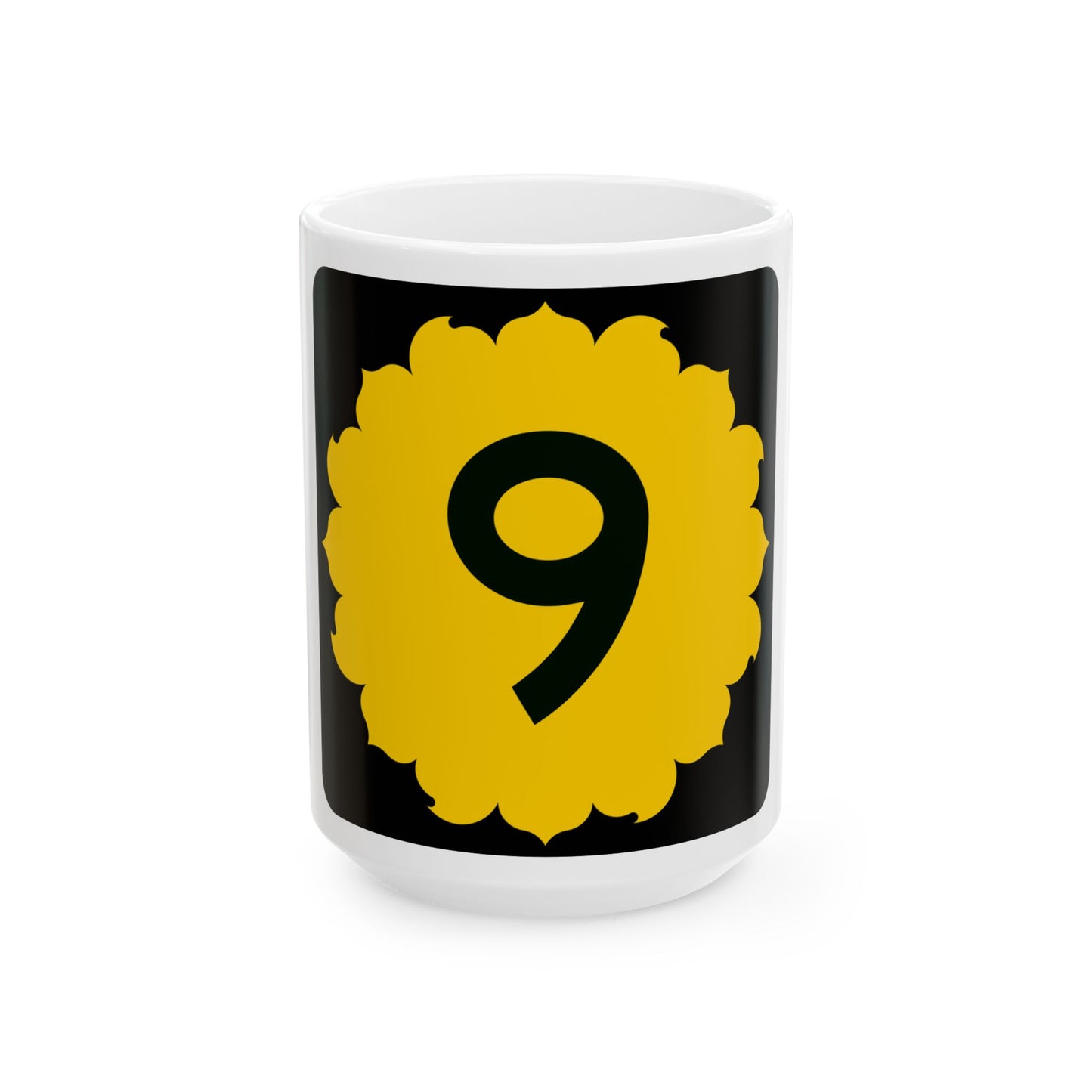 K-9 (Kansas) (Road Sign) White Coffee Mug