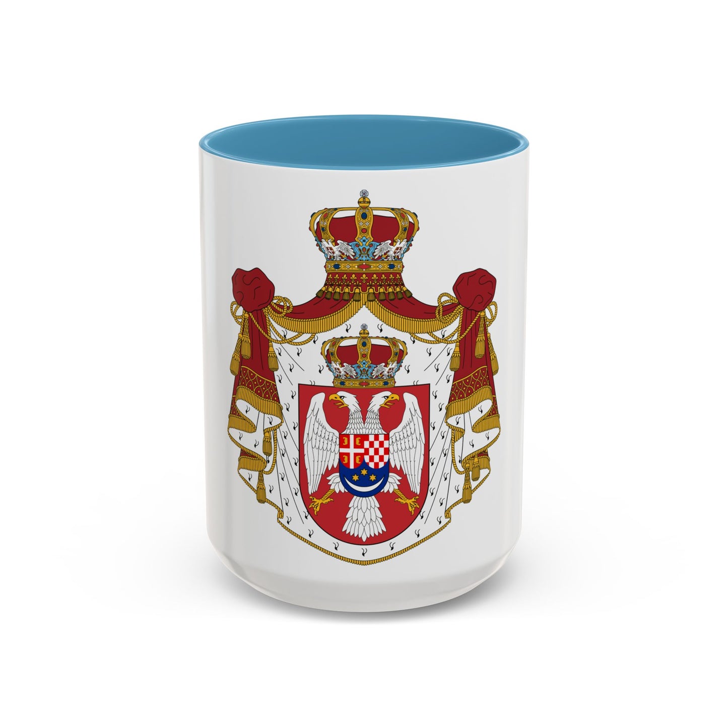 Coat of arms of the Kingdom of Yugoslavia - Accent Coffee Mug