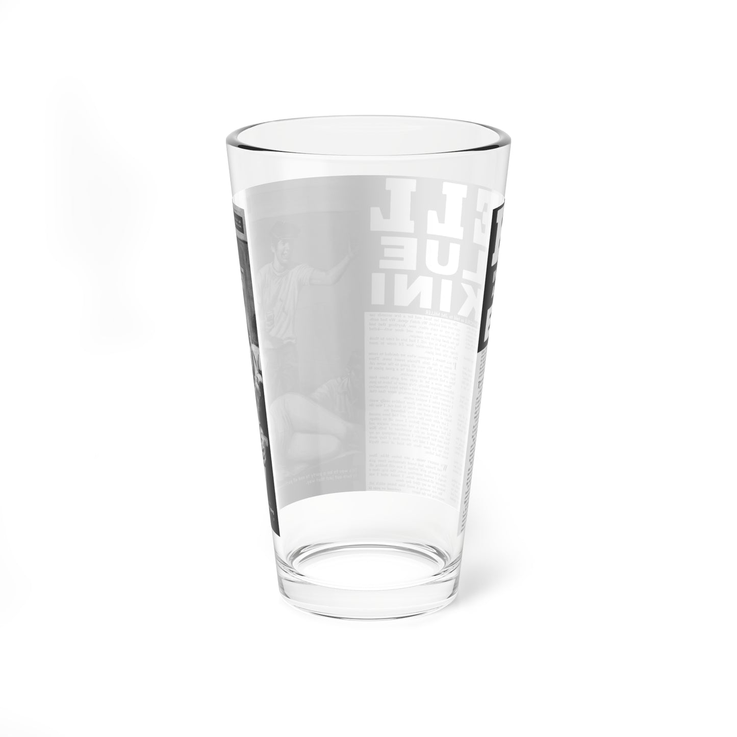 Hell In A Blue Bikini, Man's Daring, November 1962 - Pint Glass 16oz