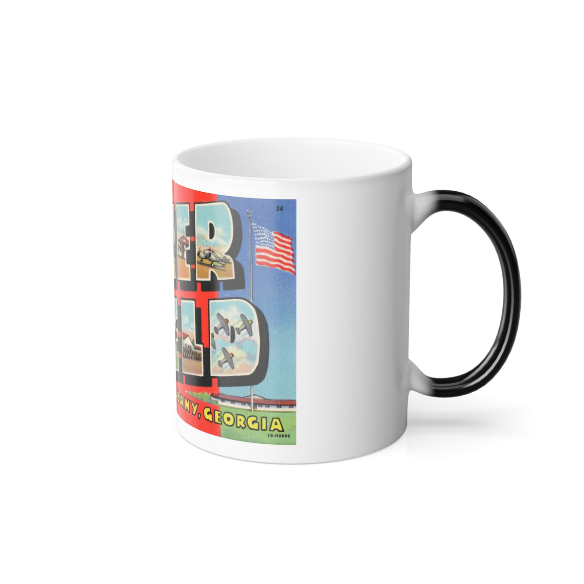 Greetings from Turner Field Albany Georgia (Greeting Postcards) Color Changing Mug 11oz