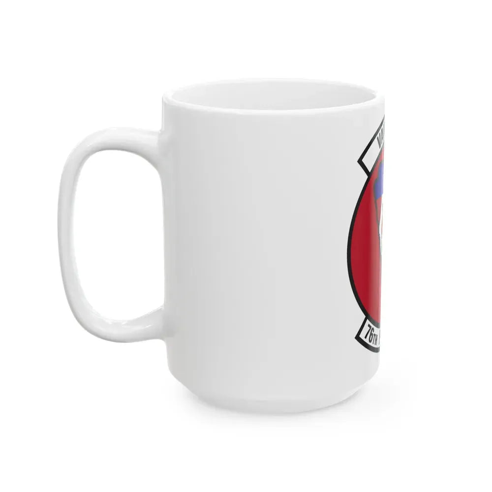 76th Fighter Squadron (U.S. Air Force) White Coffee Mug - Go Mug Yourself