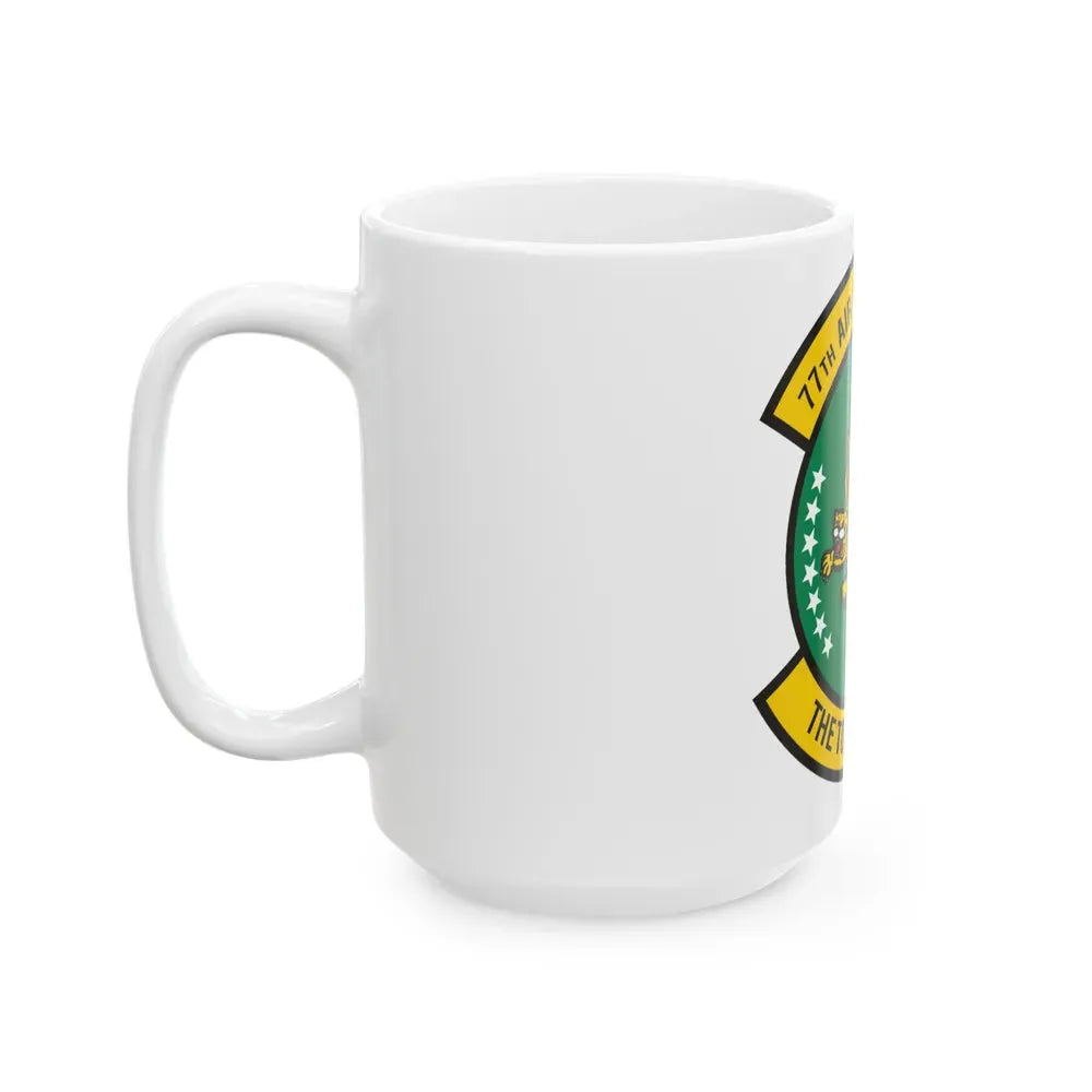 77 Air Refueling Squadron AFRC (U.S. Air Force) White Coffee Mug - Go Mug Yourself
