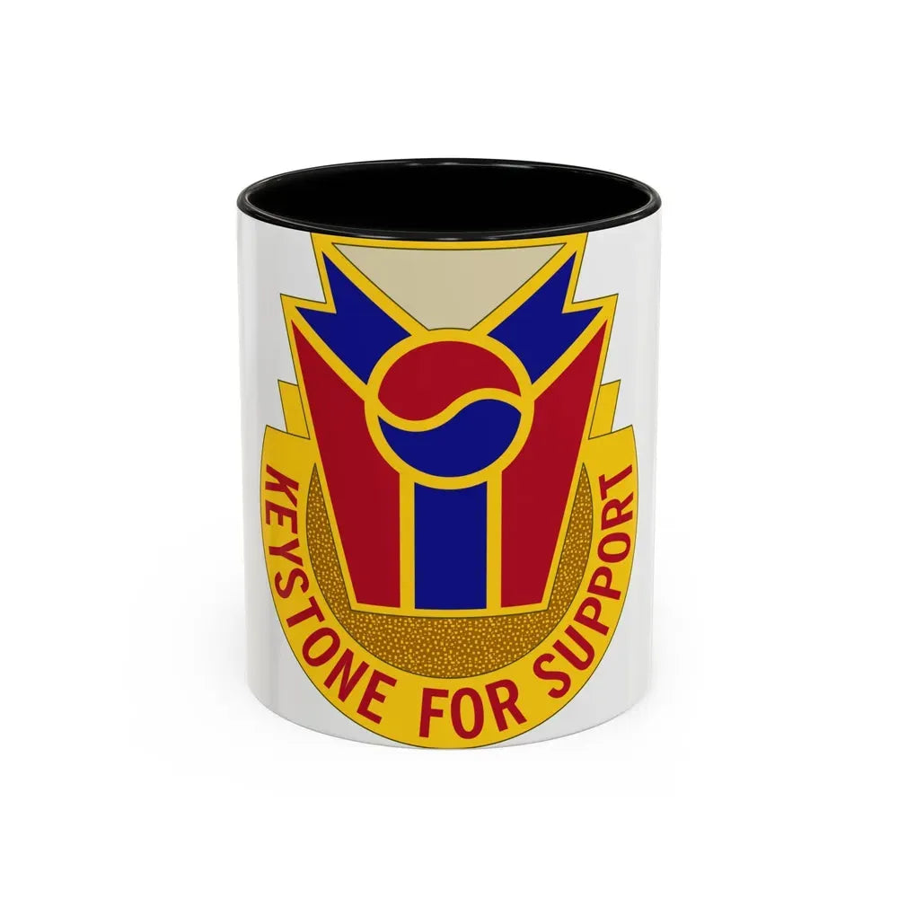77 Quartermaster Group (U.S. Army) Accent Coffee Mug 11oz Black - Go Mug Yourself