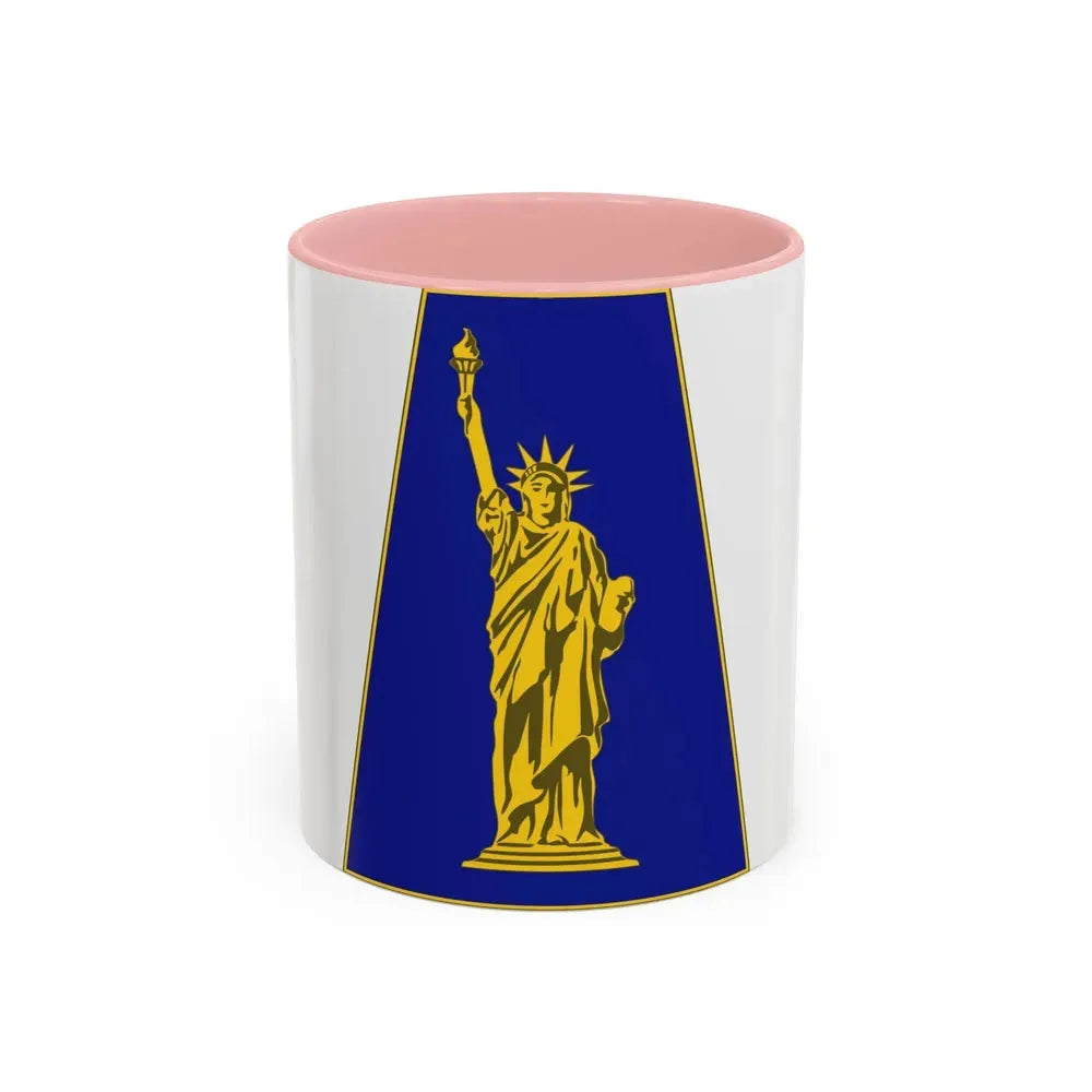 77 Sustainment Brigade 2 (U.S. Army) Accent Coffee Mug 11oz Pink - Go Mug Yourself