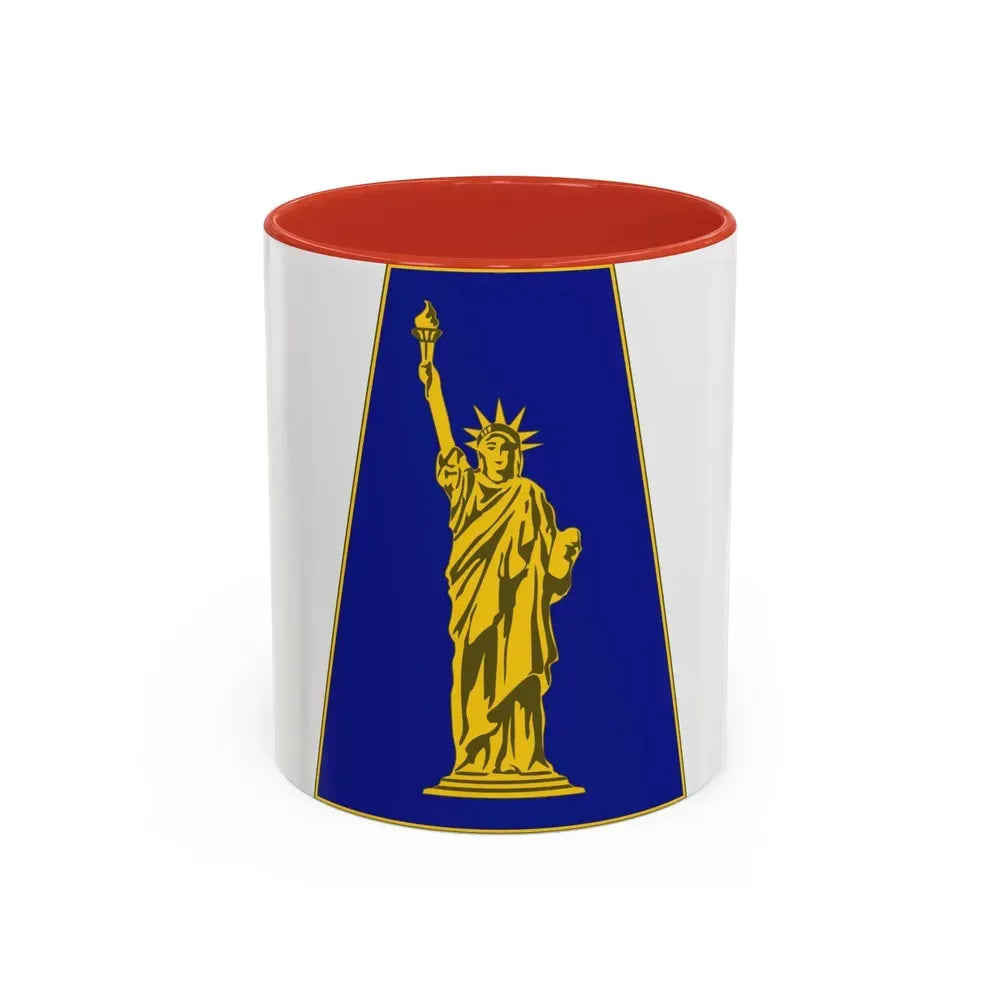 77 Sustainment Brigade 2 (U.S. Army) Accent Coffee Mug 11oz Red - Go Mug Yourself
