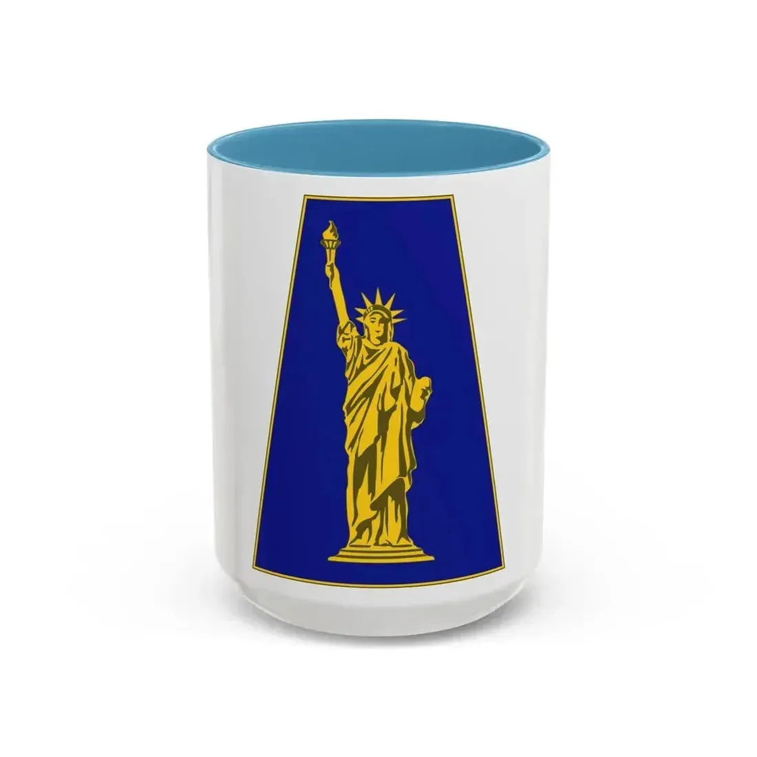 77 Sustainment Brigade 2 (U.S. Army) Accent Coffee Mug 15oz Light Blue - Go Mug Yourself
