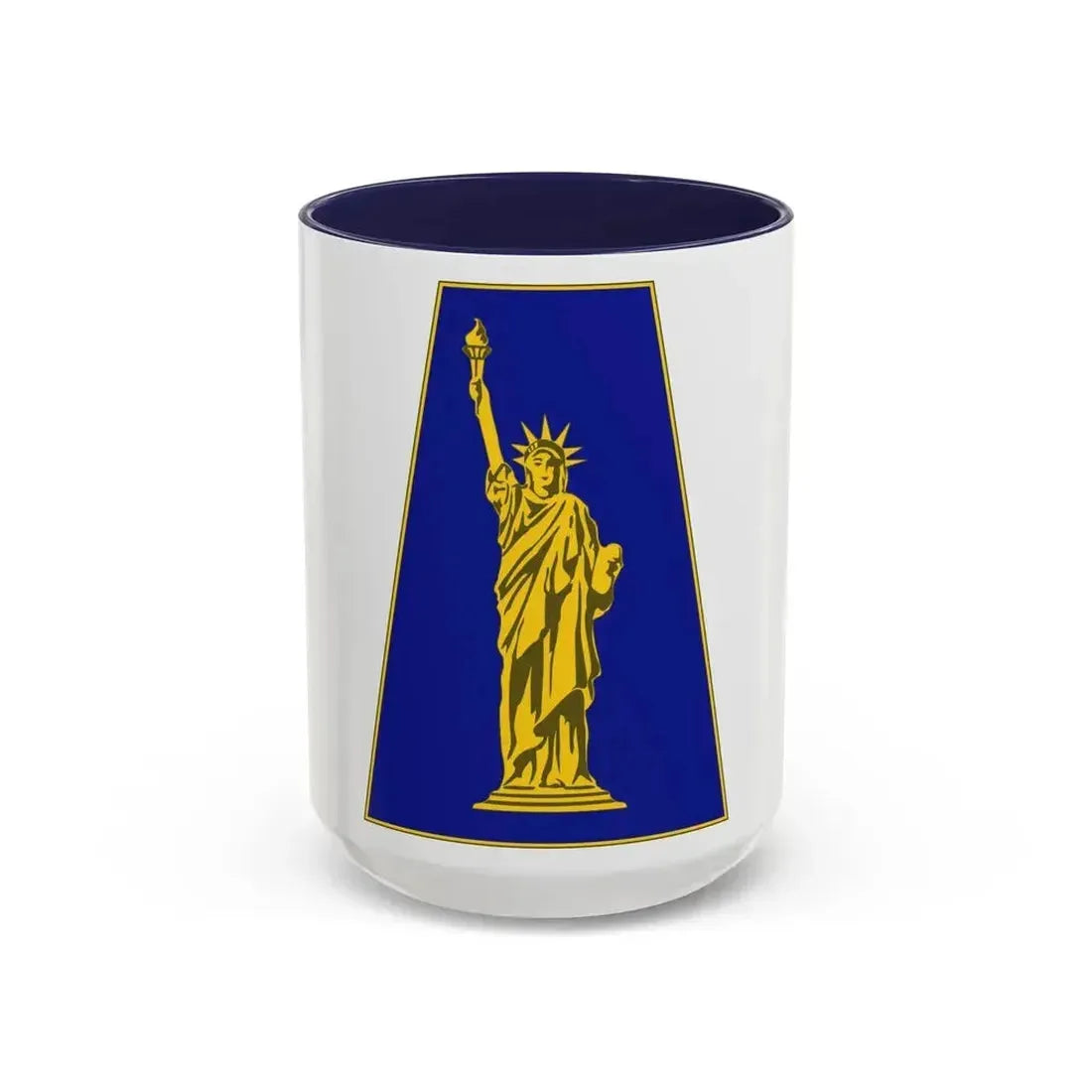 77 Sustainment Brigade 2 (U.S. Army) Accent Coffee Mug 15oz Navy - Go Mug Yourself