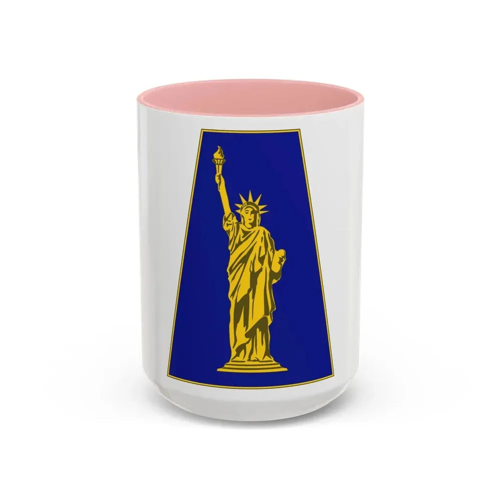 77 Sustainment Brigade 2 (U.S. Army) Accent Coffee Mug 15oz Pink - Go Mug Yourself