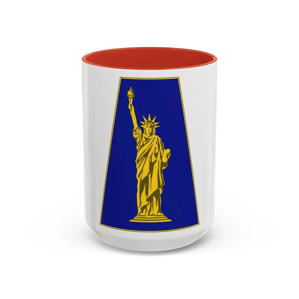 77 Sustainment Brigade 2 (U.S. Army) Accent Coffee Mug 15oz Red - Go Mug Yourself