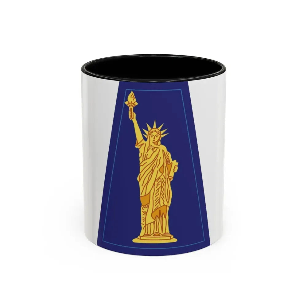 77 Sustainment Brigade (U.S. Army) Accent Coffee Mug 11oz Black - Go Mug Yourself