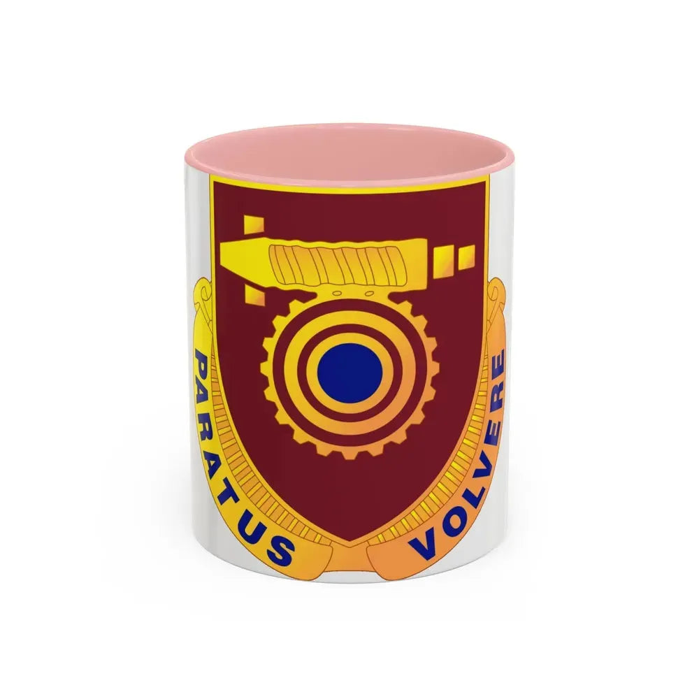 77 Transportation Battalion (U.S. Army) Accent Coffee Mug 11oz Pink - Go Mug Yourself