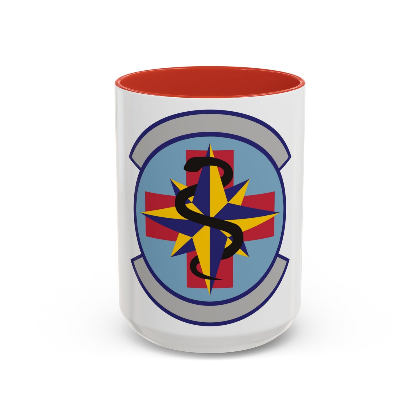 6 Healthcare Operations Squadron AMC (U.S. Air Force) Accent Coffee Mug