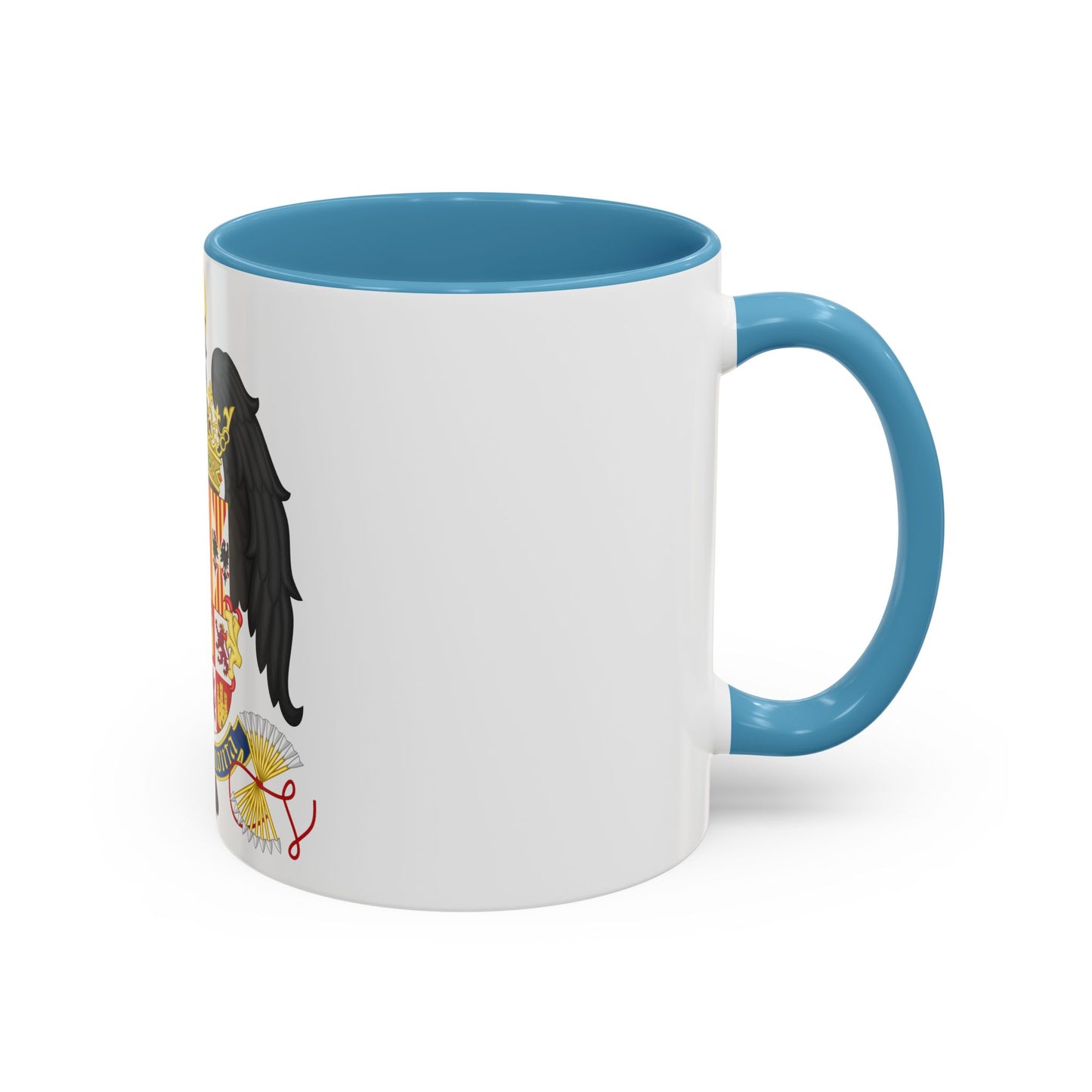 Coat of Arms of Queen Isabella of Castile (1492-1504) - Accent Coffee Mug