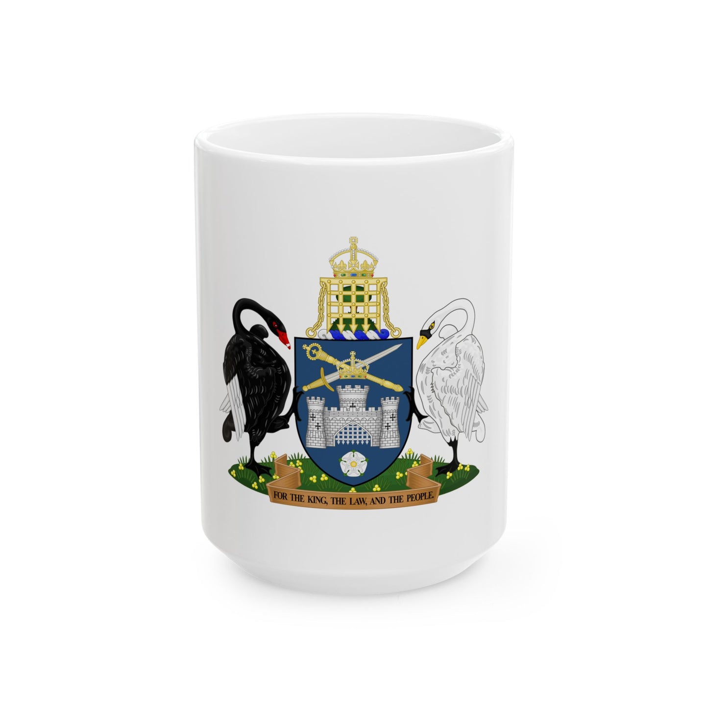 Coat of Arms of the Australian Capital Territory - White Coffee Mug