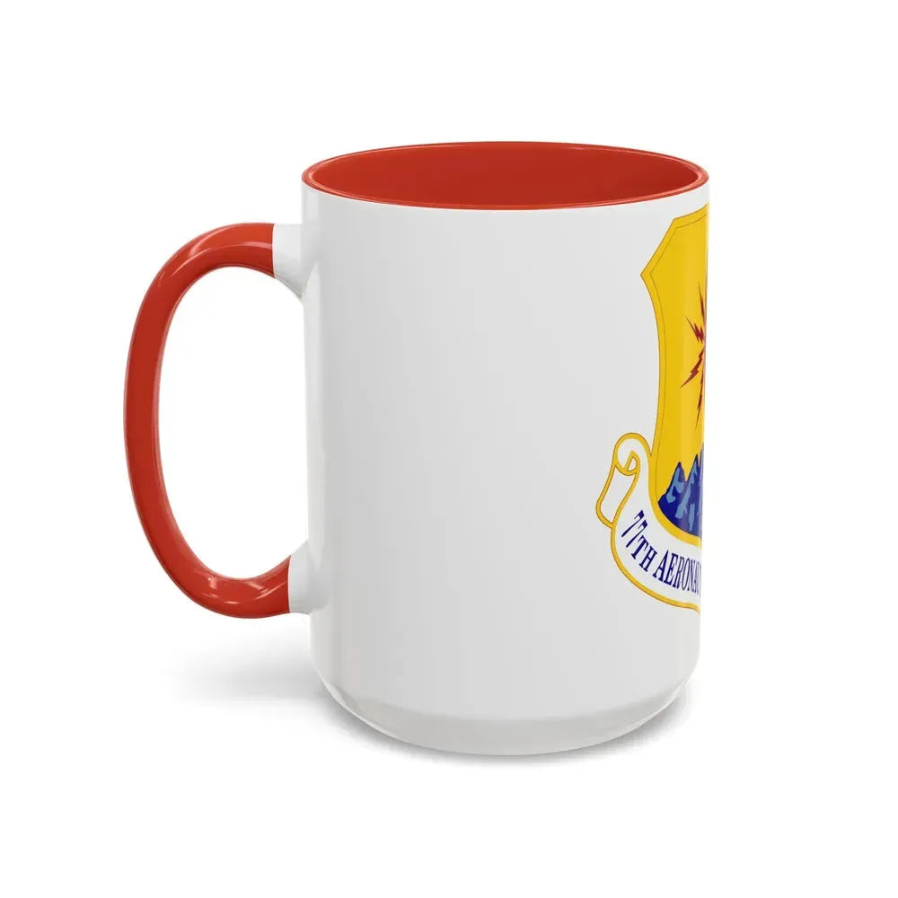 77th Aeronautical Systems Wing (U.S. Air Force) Accent Coffee Mug - Go Mug Yourself