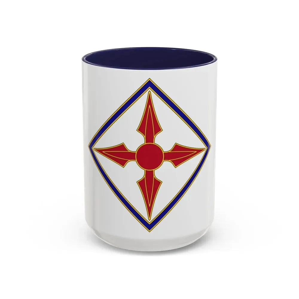 77th Aviation Brigade (U.S. Army) Accent Coffee Mug 15oz Navy - Go Mug Yourself