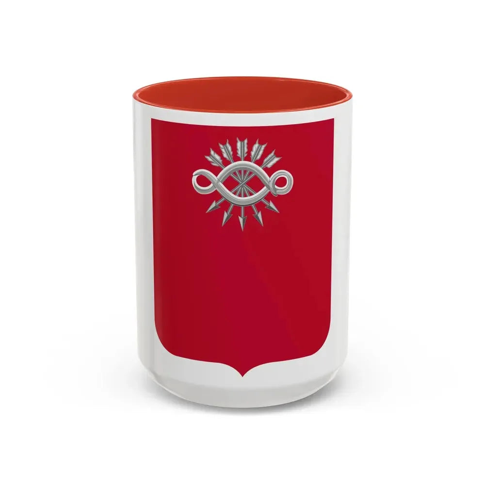 78 Engineer Battalion 2 (U.S. Army) Accent Coffee Mug 15oz Red - Go Mug Yourself