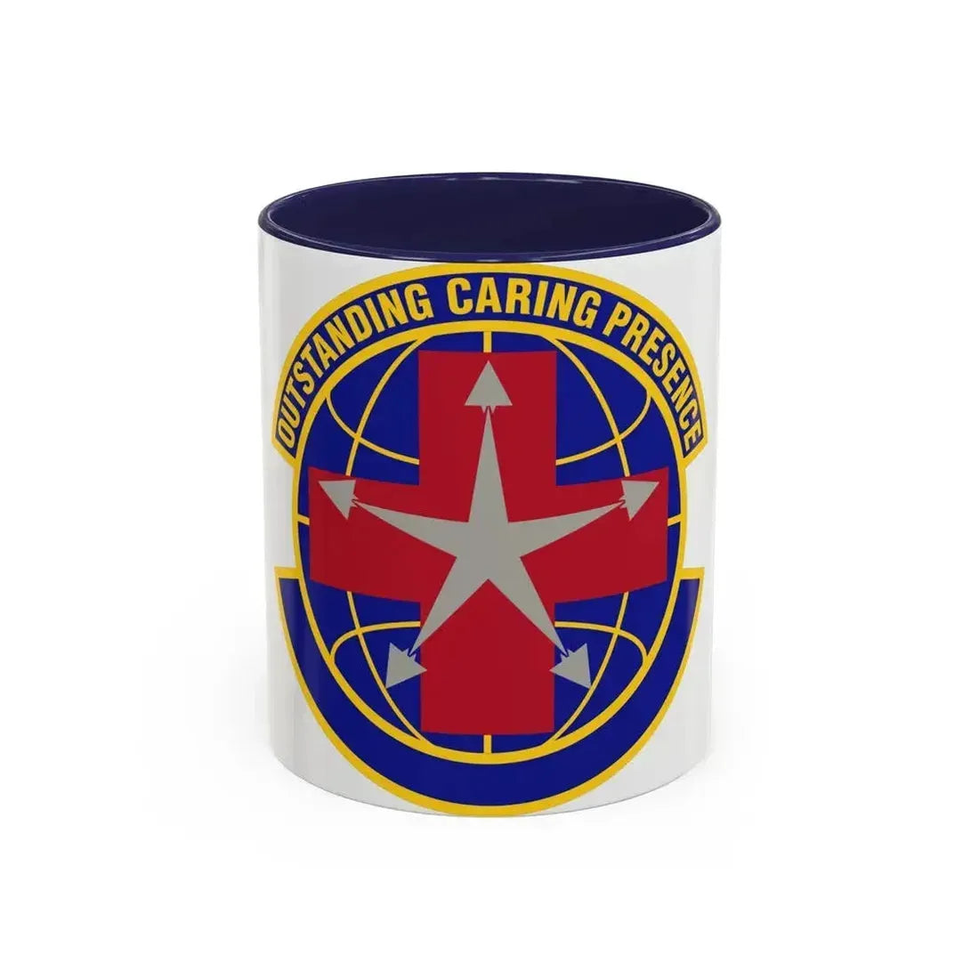 78 Healthcare Operations Squadron AFMC (U.S. Air Force) Accent Coffee Mug 11oz Navy - Go Mug Yourself