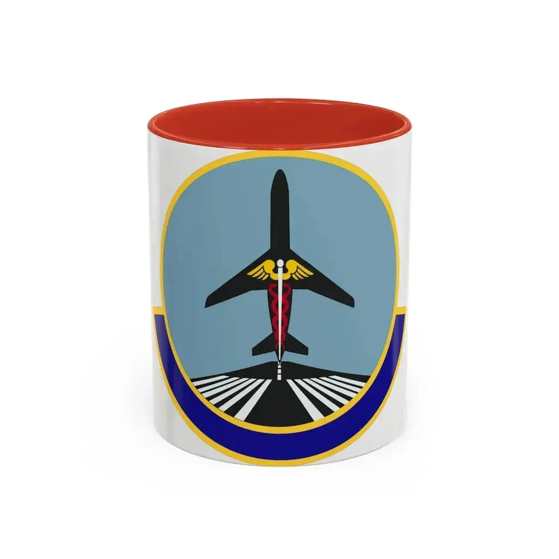 78 Operational Medical Readiness Squadron AFMC (U.S. Air Force) Accent Coffee Mug 11oz Red - Go Mug Yourself