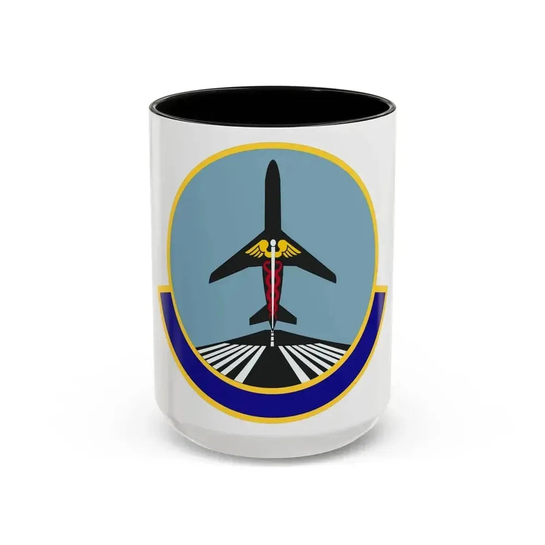 78 Operational Medical Readiness Squadron AFMC (U.S. Air Force) Accent Coffee Mug 15oz Black - Go Mug Yourself