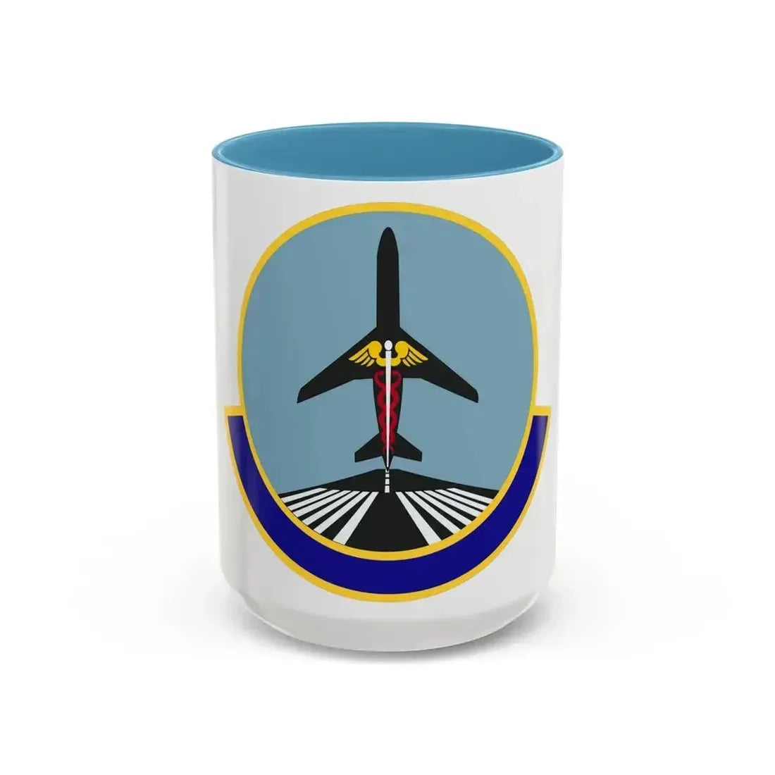 78 Operational Medical Readiness Squadron AFMC (U.S. Air Force) Accent Coffee Mug 15oz Light Blue - Go Mug Yourself