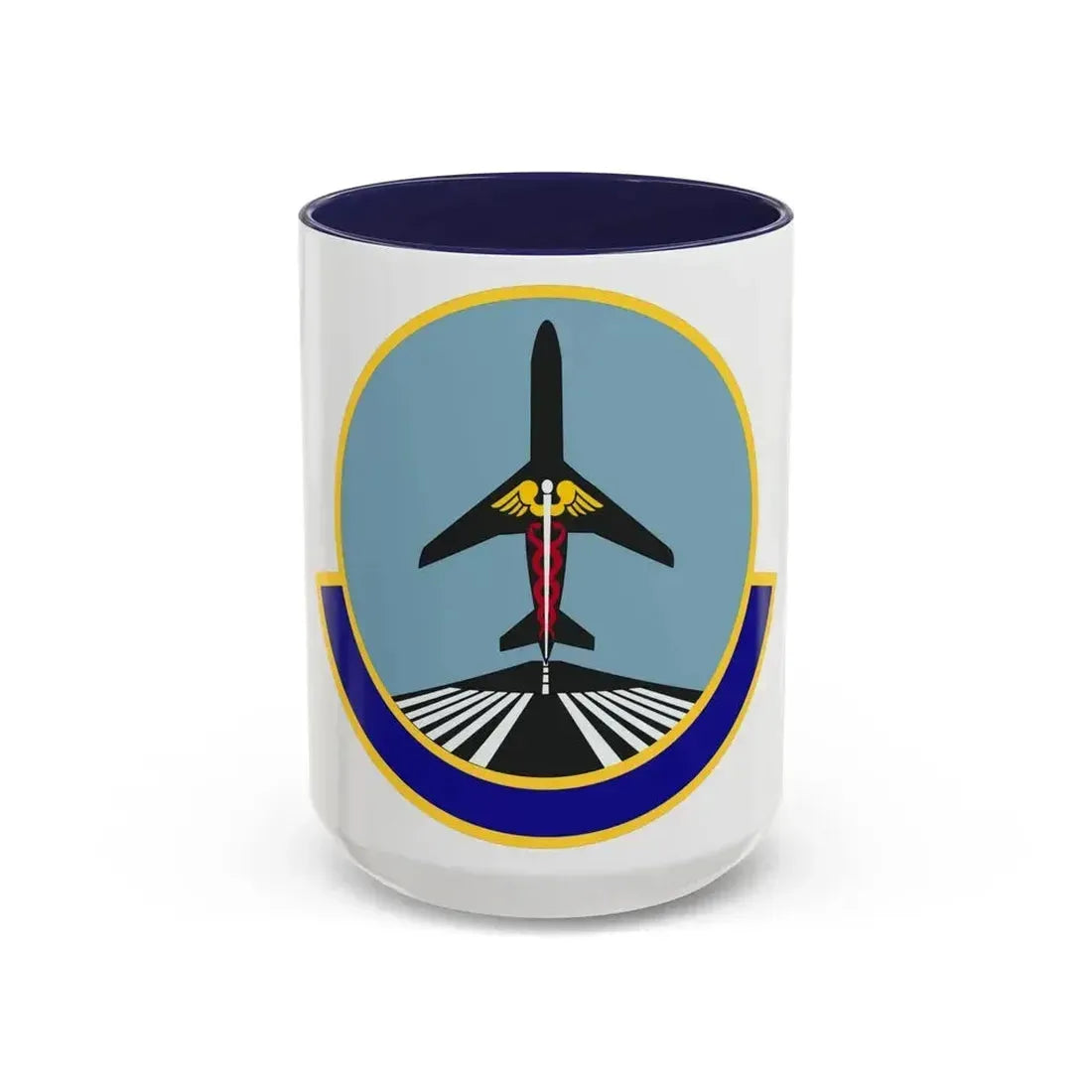 78 Operational Medical Readiness Squadron AFMC (U.S. Air Force) Accent Coffee Mug 15oz Navy - Go Mug Yourself
