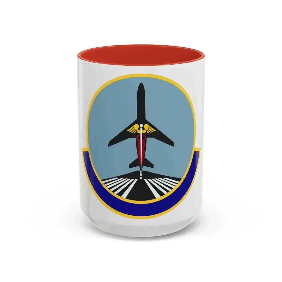 78 Operational Medical Readiness Squadron AFMC (U.S. Air Force) Accent Coffee Mug 15oz Red - Go Mug Yourself