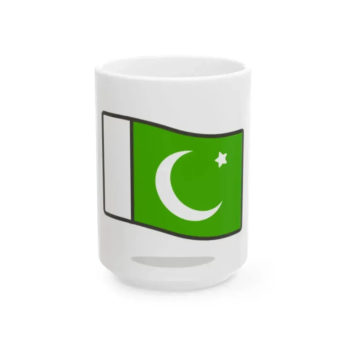 780-Pakistan (Pakistan) White Coffee Mug 15oz - Go Mug Yourself