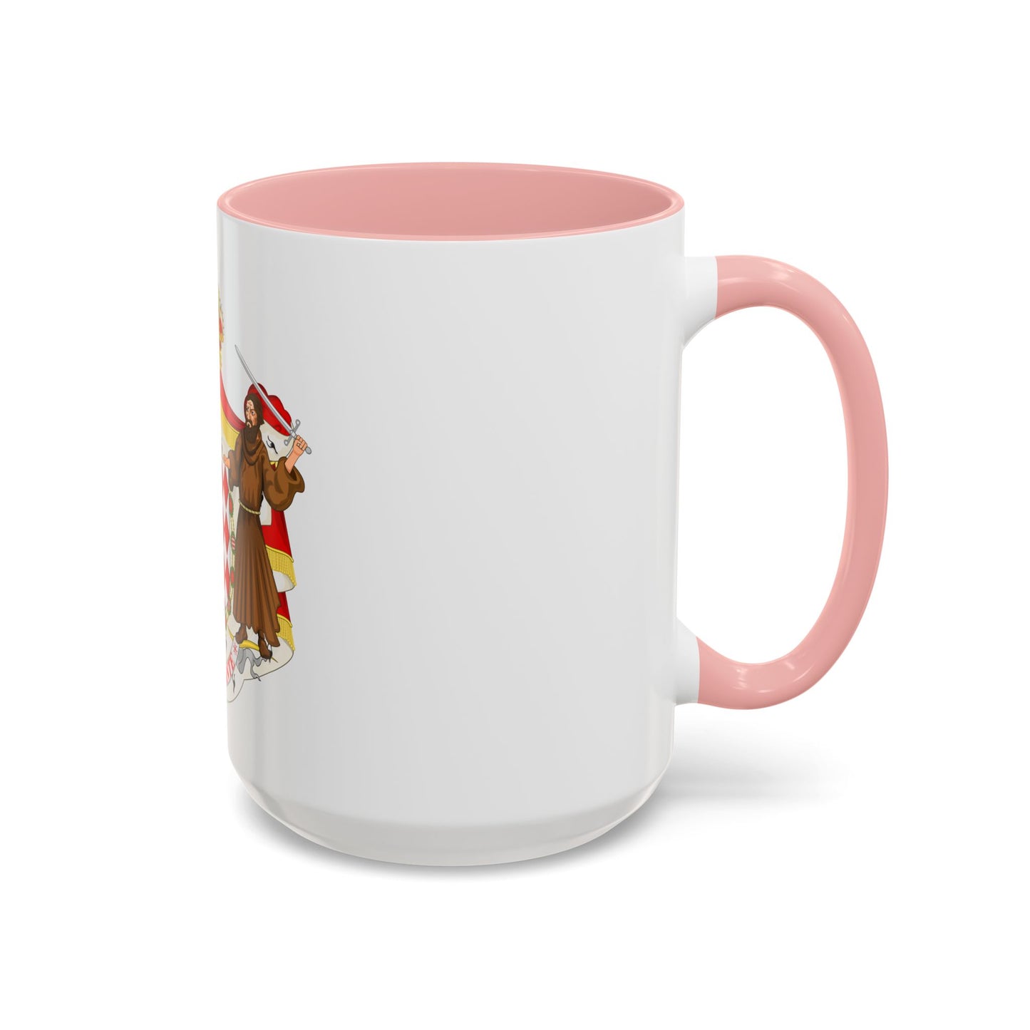 Great coat of arms of the house of Grimaldi - Accent Coffee Mug
