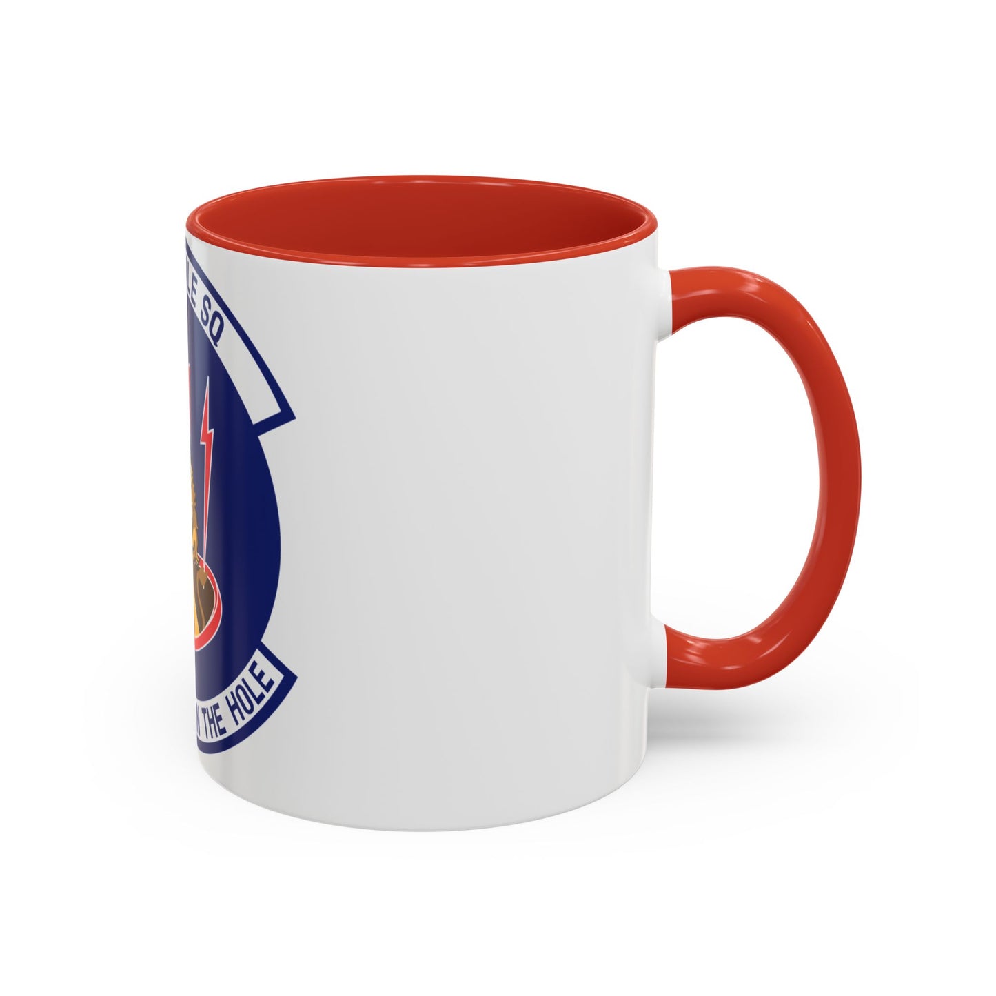 10th Missile SQ The First In The Hole (U.S. Air Force) Accent Coffee Mug
