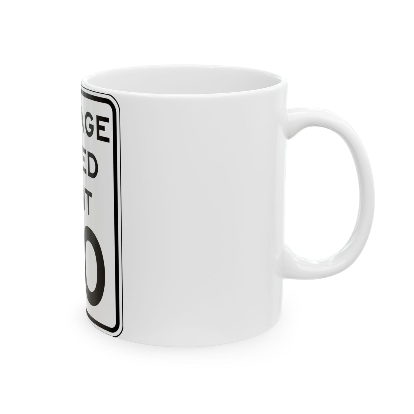 NYSDOT NYR2-5 (New York) (Road Sign) White Coffee Mug