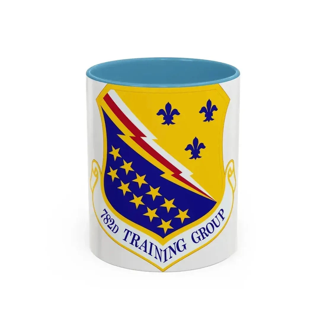 782d Training Group (U.S. Air Force) Accent Coffee Mug 11oz Light Blue - Go Mug Yourself