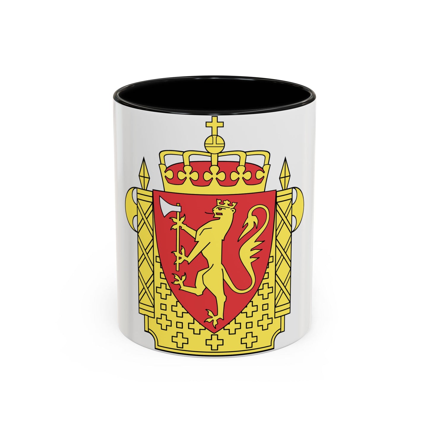 Coat of arms of the Norwegian Police Service - Accent Coffee Mug