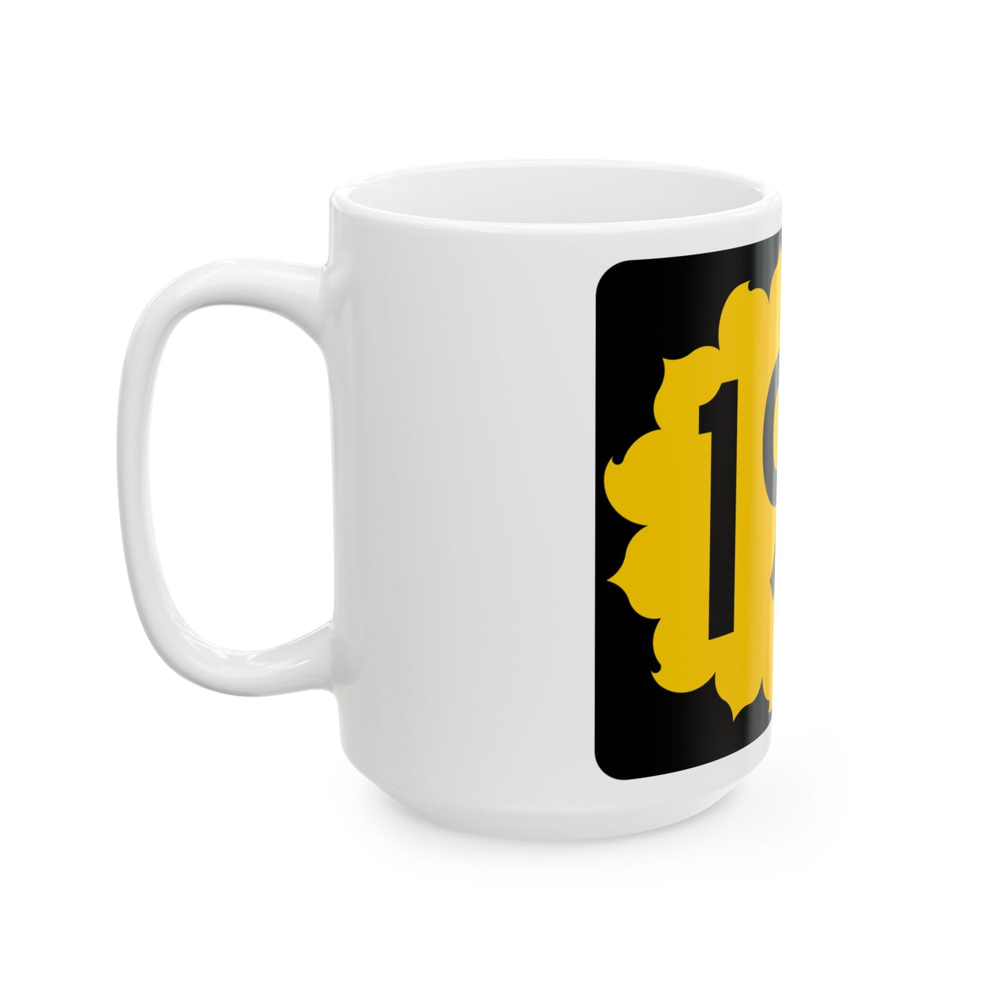K-199 (Kansas) (Road Sign) White Coffee Mug